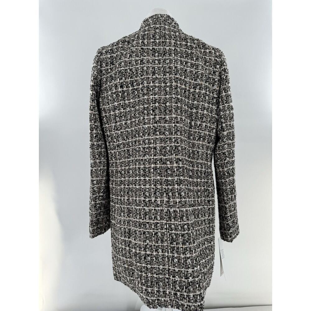 Calvin Klein Tweed Blazer Jacket Size P 10 Open Long Office Career Preppy $169​ - Picture 4 of 15